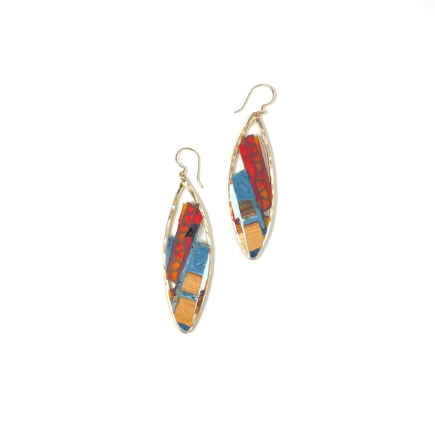 Upcycled Limited Edition Artist Series Collection Earring