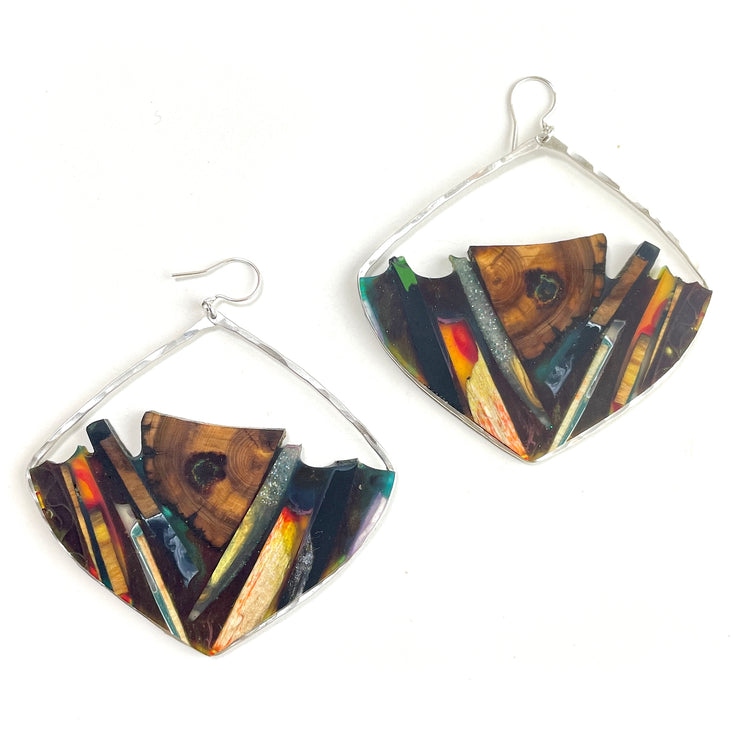 Up-cycled Limited Edition Artist Series Collection Earring