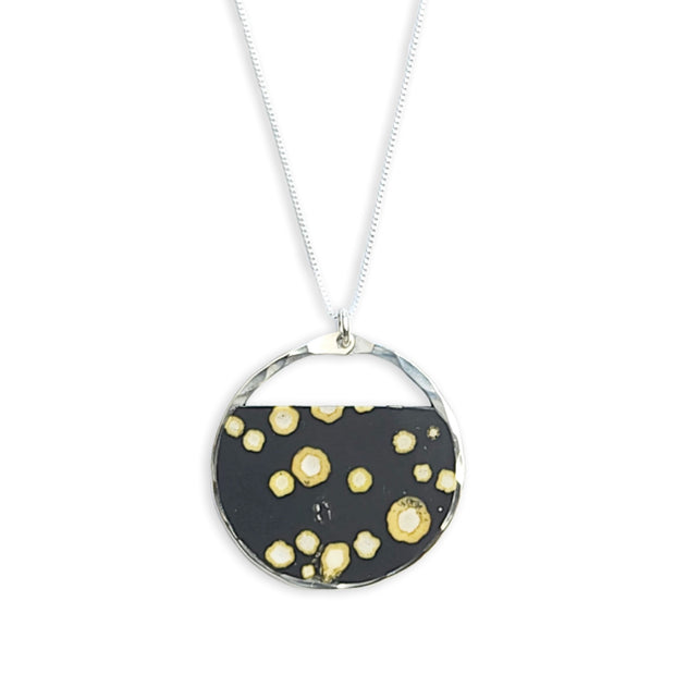 Hemp suspended in hand tinted in resin, framed in your choice of sterling silver or 14k gold-fill.  16-17.5" necklace length  Buy One Plant One - One tree planted for every Branch+Barrel piece sold!